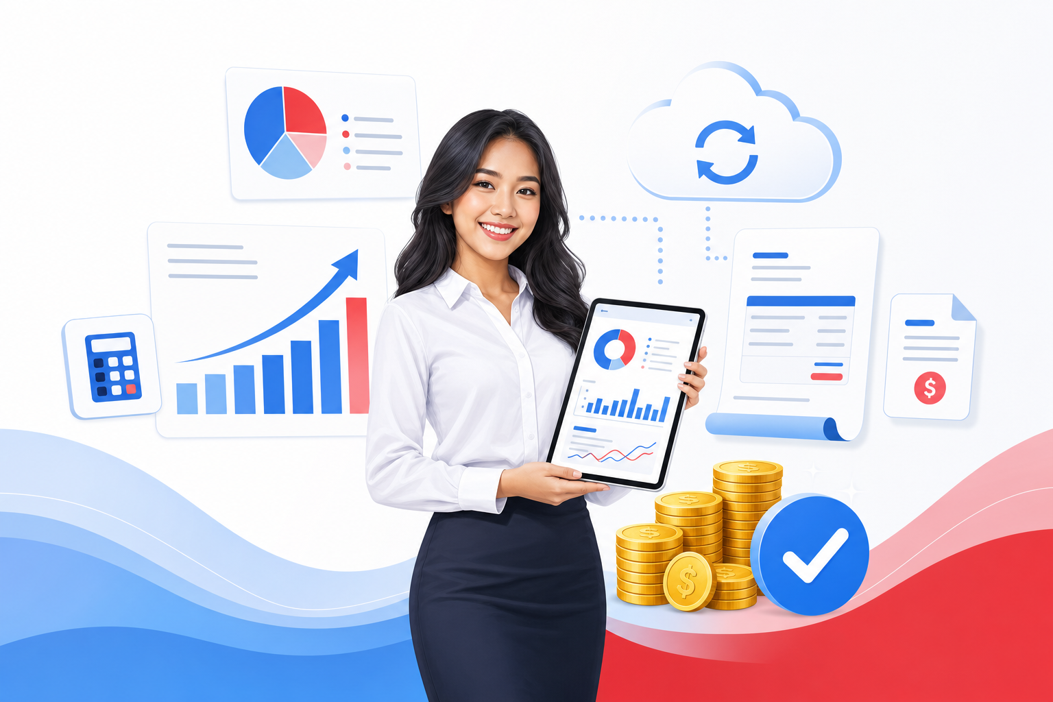 Ilustrasi aplikasi akuntansi cloud MyRyda